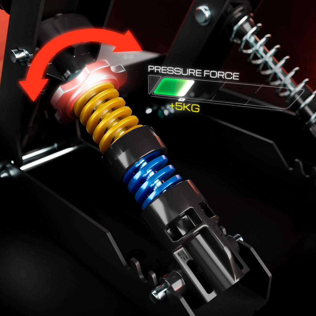 Thrustmaster Raceline Pedals III LC - 3-Pedal Simracing Set Featuring Brake Pedal with Load Cell Sensor (220 lb / 100 kg) - for PS5, PS4, Xbox Series, Xbox One, PC