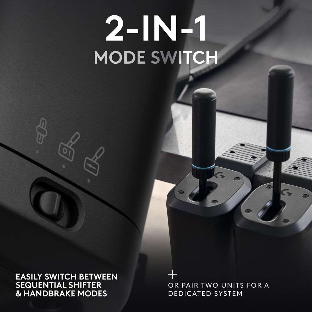 Logitech G RS Sim Racing Shifter & Handbrake (With Mode Switching)