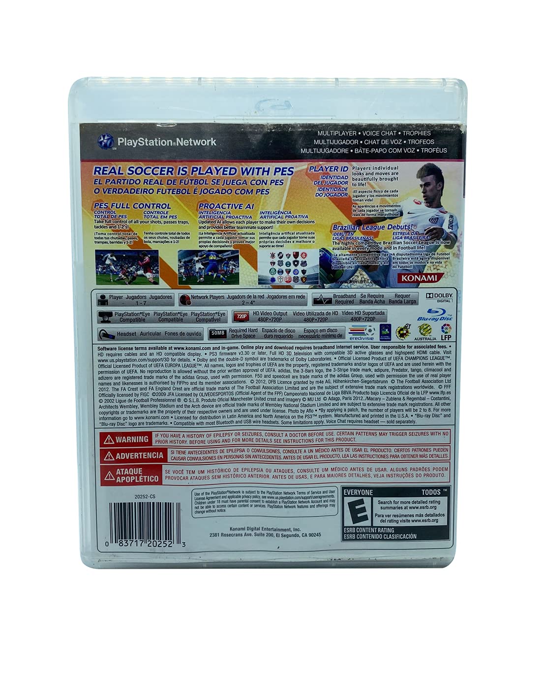 Pro Evolution Soccer 2013 (Greatest Hits) - (PS3) PlayStation 3 [Pre-Owned]