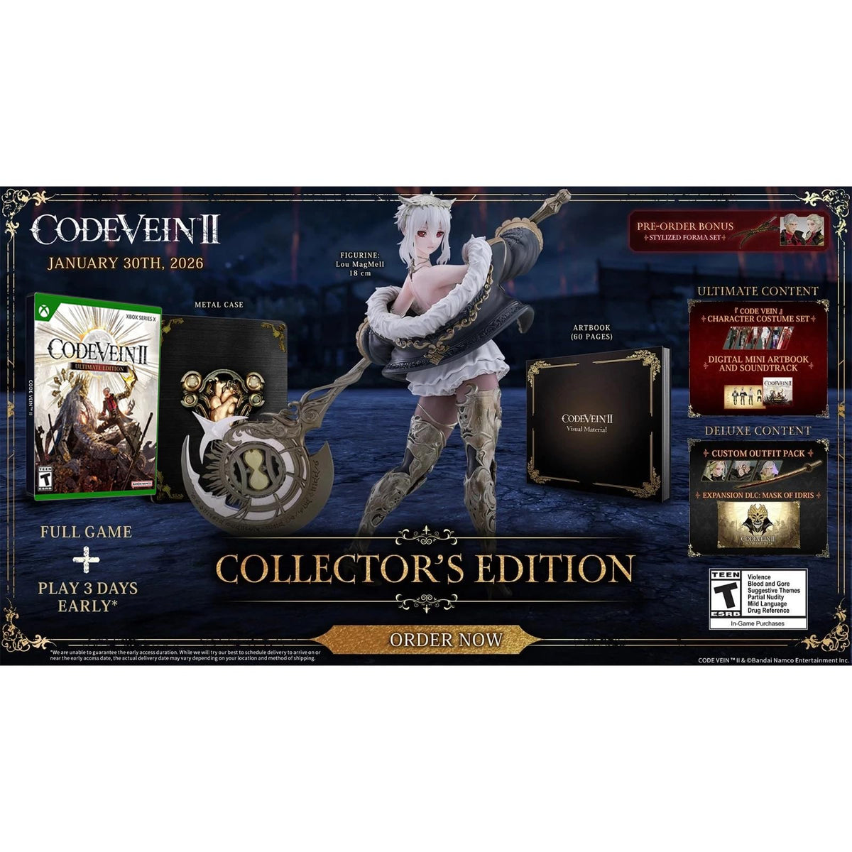 CODE VEIN II Collectors Edition Xbox