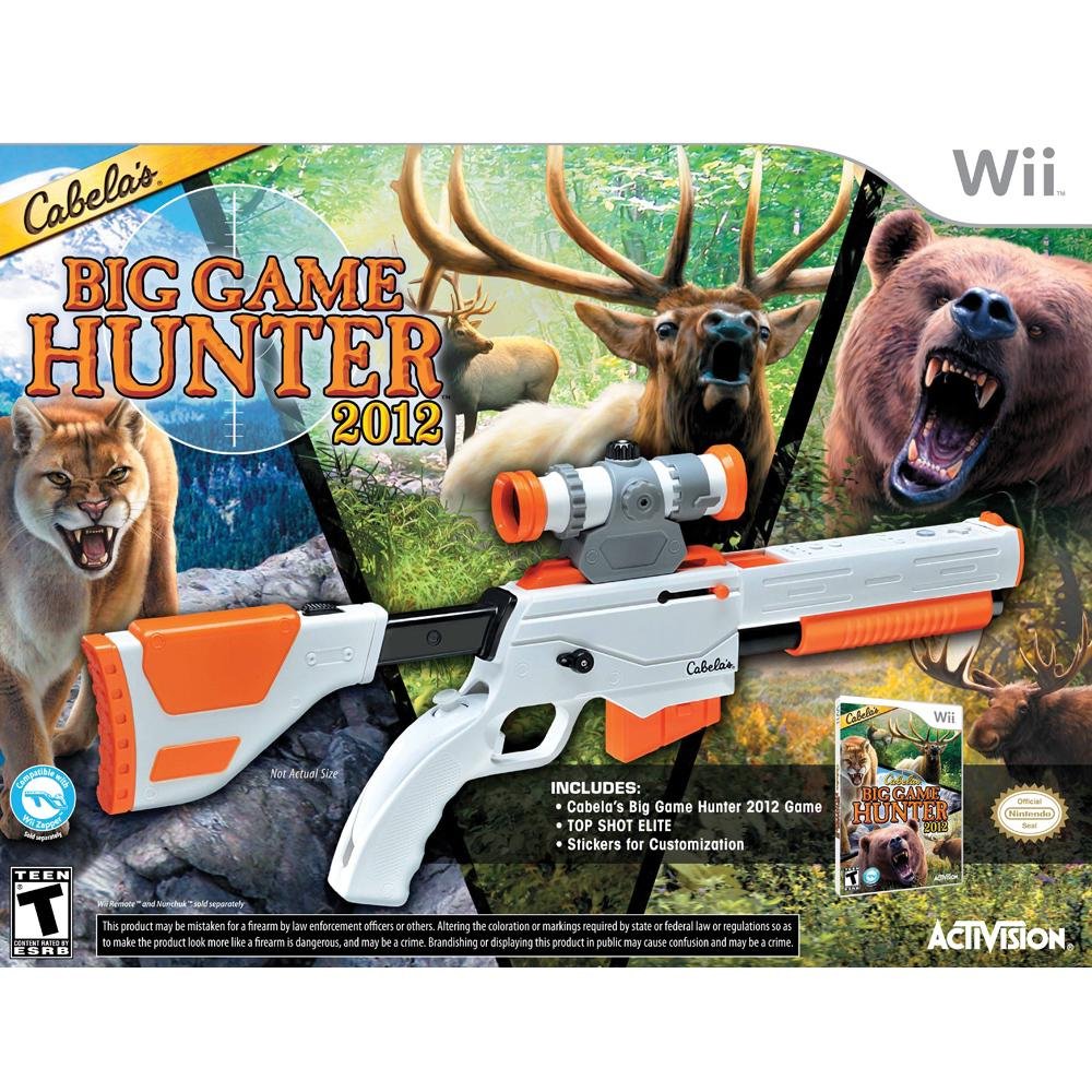 Cabela's Big Game Hunter 2012 with Top Shot Elite - Nintendo Wii (With Top Shot Elite) (Renewed)