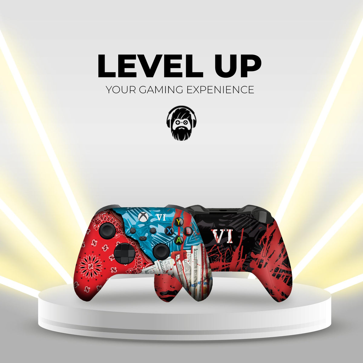 G. T. A. 6 Video Game Custom X-box Controller Wireless for X-box Series X/S