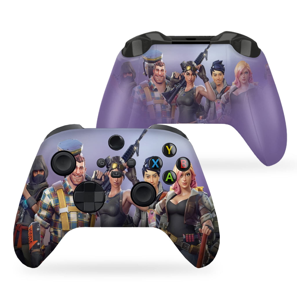 Neon Abyyss Video Game Custom X-box Controller Wireless for Series X/S
