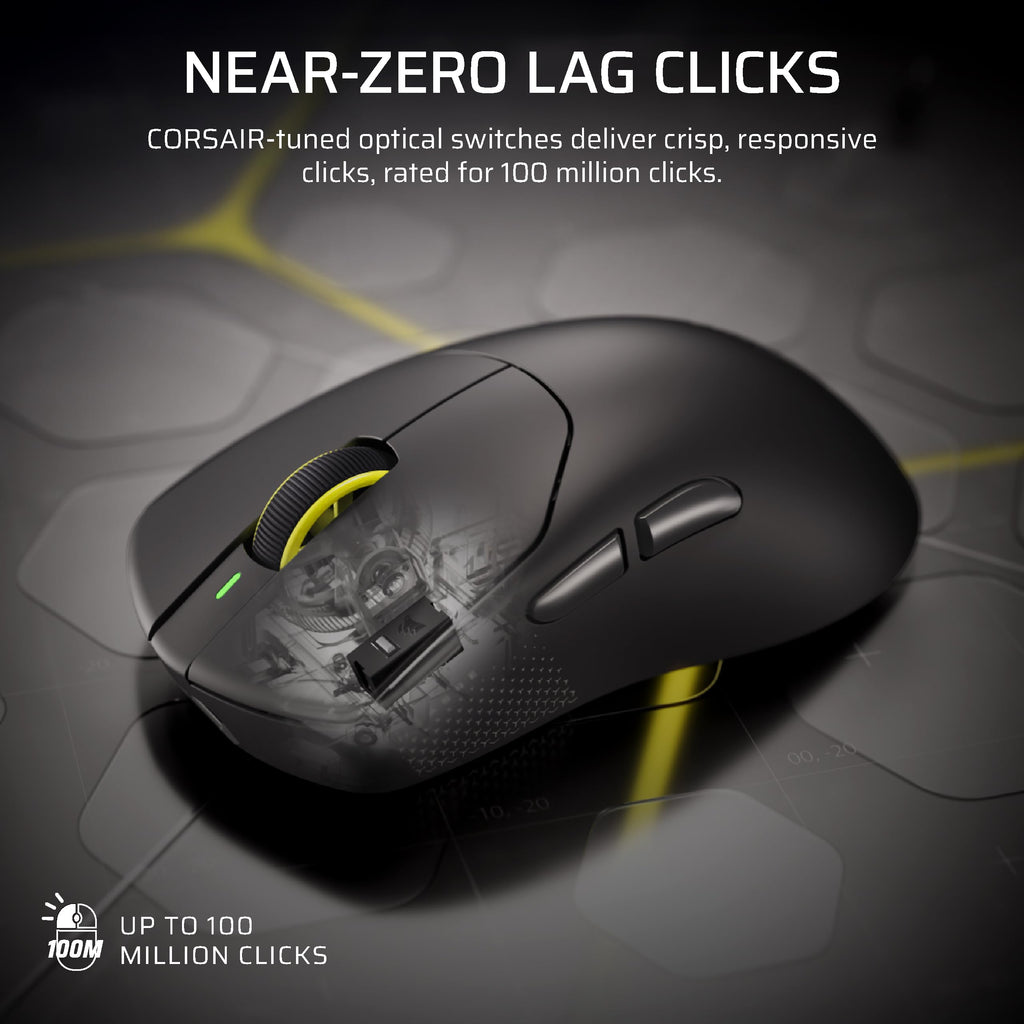 CORSAIR SABRE v3 PRO PureVector ERGO Wireless Ultralight FPS Gaming Mouse