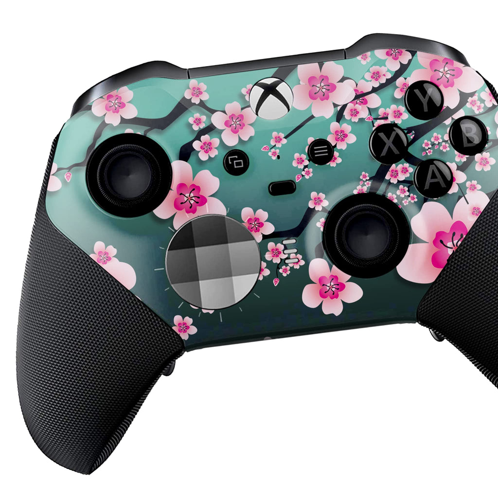 DreamController Cherry Blossom X-box Elite Controller Series 2 Limited Edition Custom Elite Series 2 Controller for X-box One/Series X/S. with Advanced Hydro-Dip Paint Technology (Not Just a Skin)