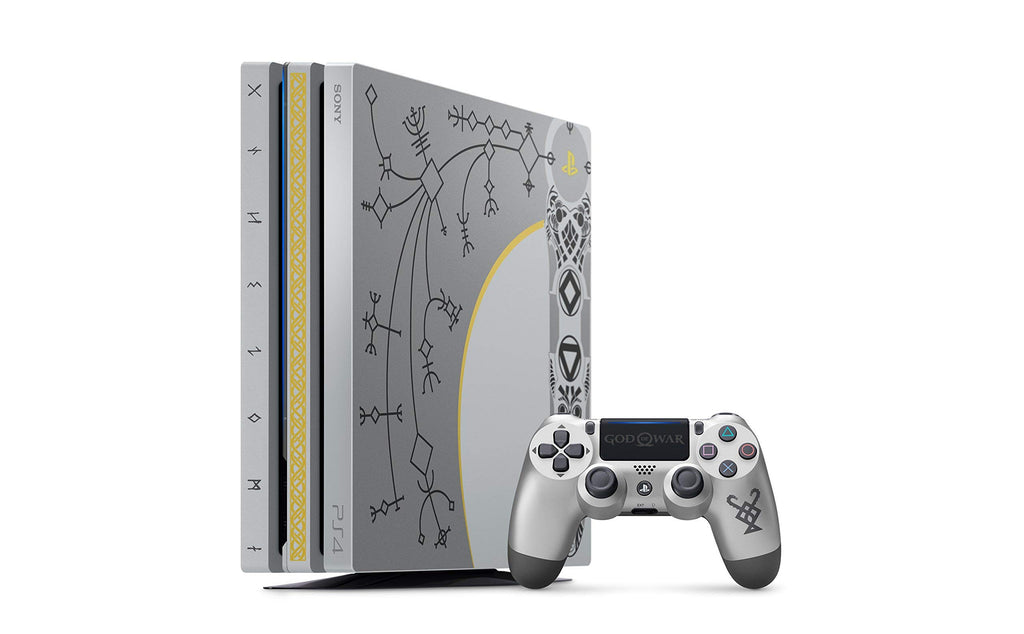 PlayStation 4 Pro 1TB Limited Edition Console - God of War Bundle [Discontinued] (Renewed)