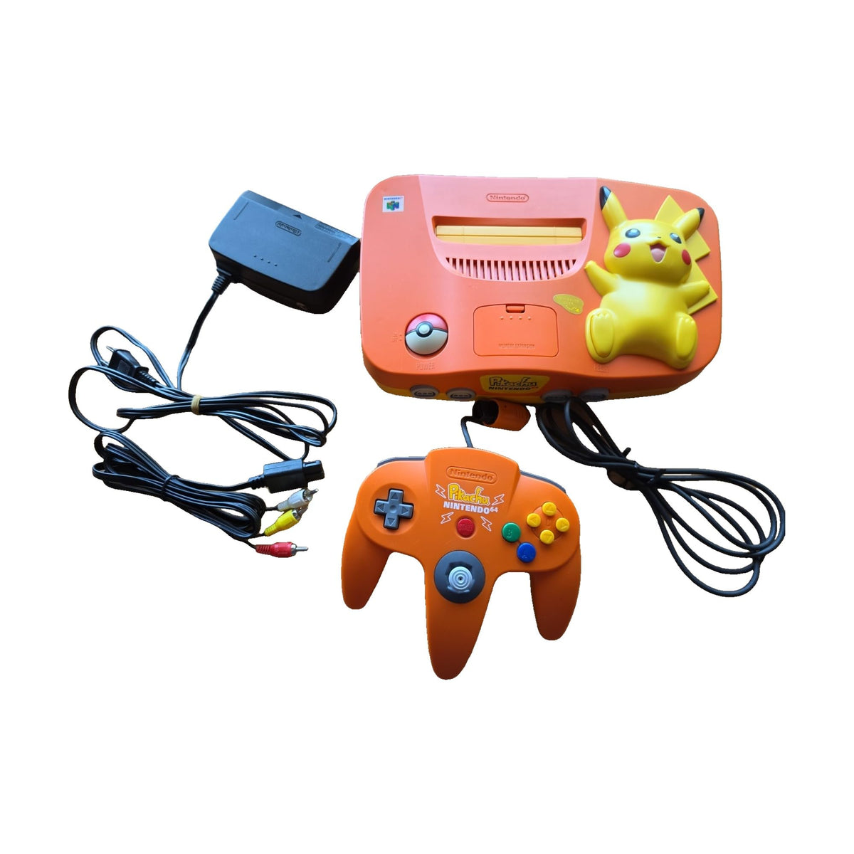 Nintendo 64 System - Video Game Console - Pikachu Bundle