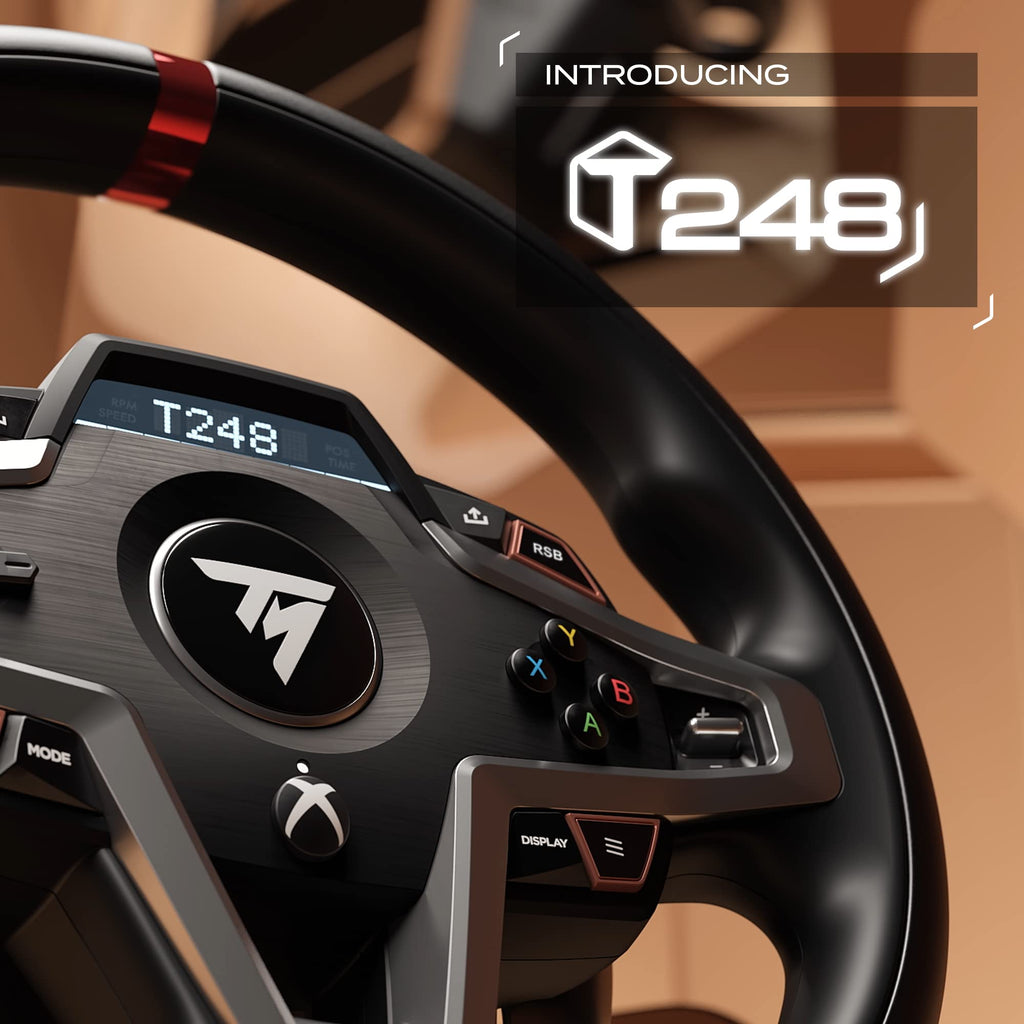 Thrustmaster T248 Force Feedback Racing Wheel for Xbox Series X|S/Xbox One/PC - UK Version