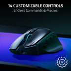 Razer Basilisk V4 Pro Wireless Gaming Mouse, 200 Hr Battery Life, Black