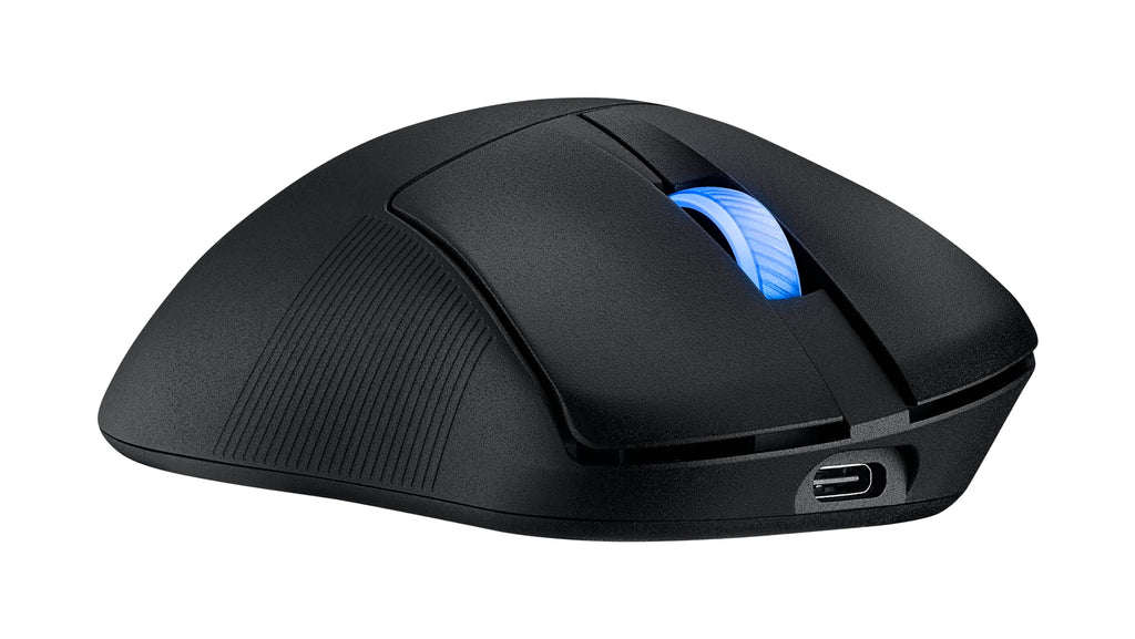 ASUS ROG Keris II Ace Wireless Gaming Mouse – Right-Handed Ergonomic, 54g, Tri-Mode Connectivity, 42K DPI, up to 107Hr Battery, PC/Mac Support - Black