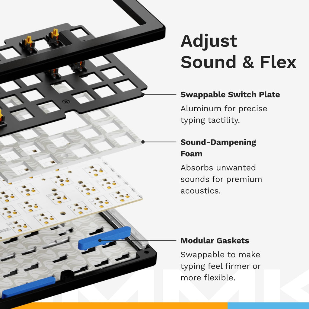 GLORIOUS Gaming - GMMK 3 PRO HE: Rapid Trigger Keyboard, Hall Effect, Custom Modular Aluminum Body, 8K Polling Rate, Hotswap MX & Magnetic Switches, Modular Gasket System, ANSI 75% Tenkeyless (Black)