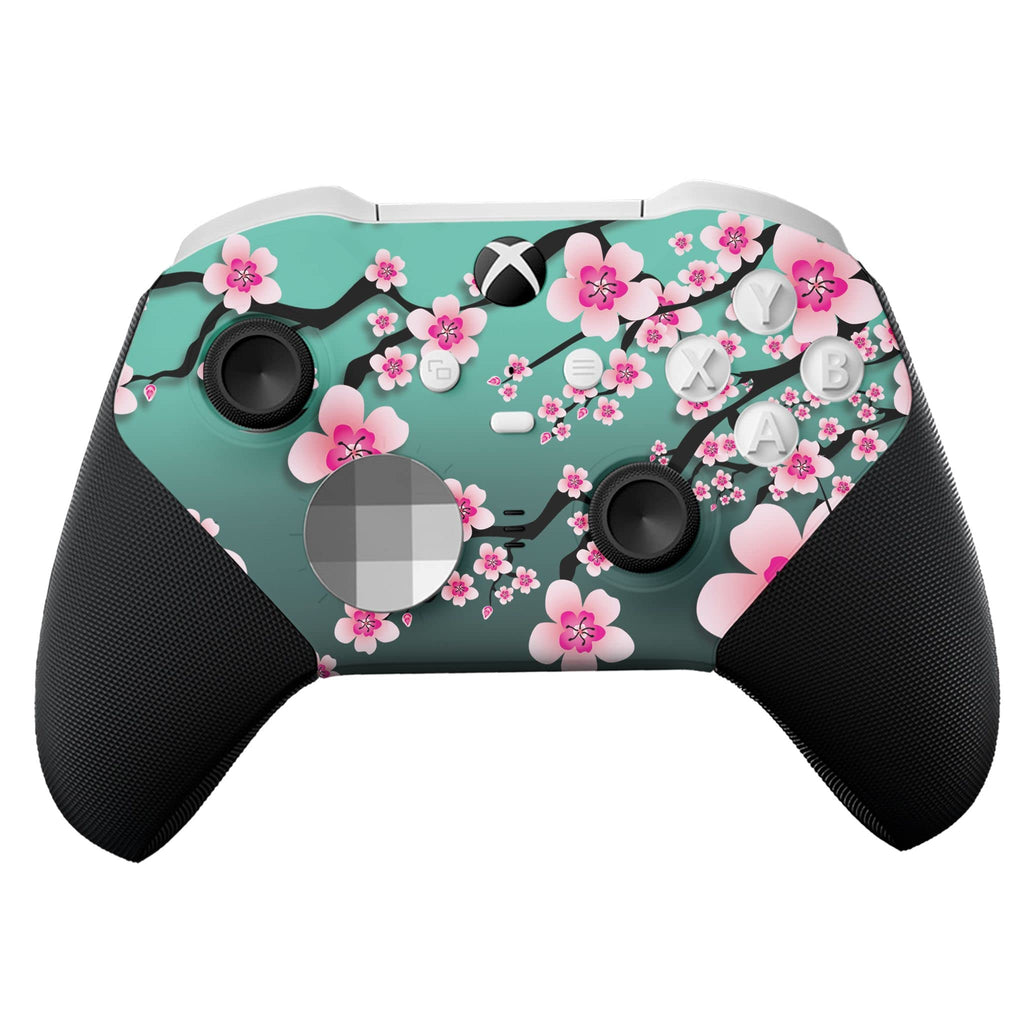 DreamController Cherry Blossom X-box Elite Controller Series 2 Limited Edition Custom Elite Series 2 Controller for X-box One/Series X/S. with Advanced Hydro-Dip Paint Technology (Not Just a Skin)