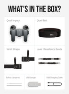 Quell Impact - Immersive Fitness Gaming Platform, high-intensity, resistance based, at-home workouts, high octane gameplay, motion tracking technology, fitness analytics (XL)