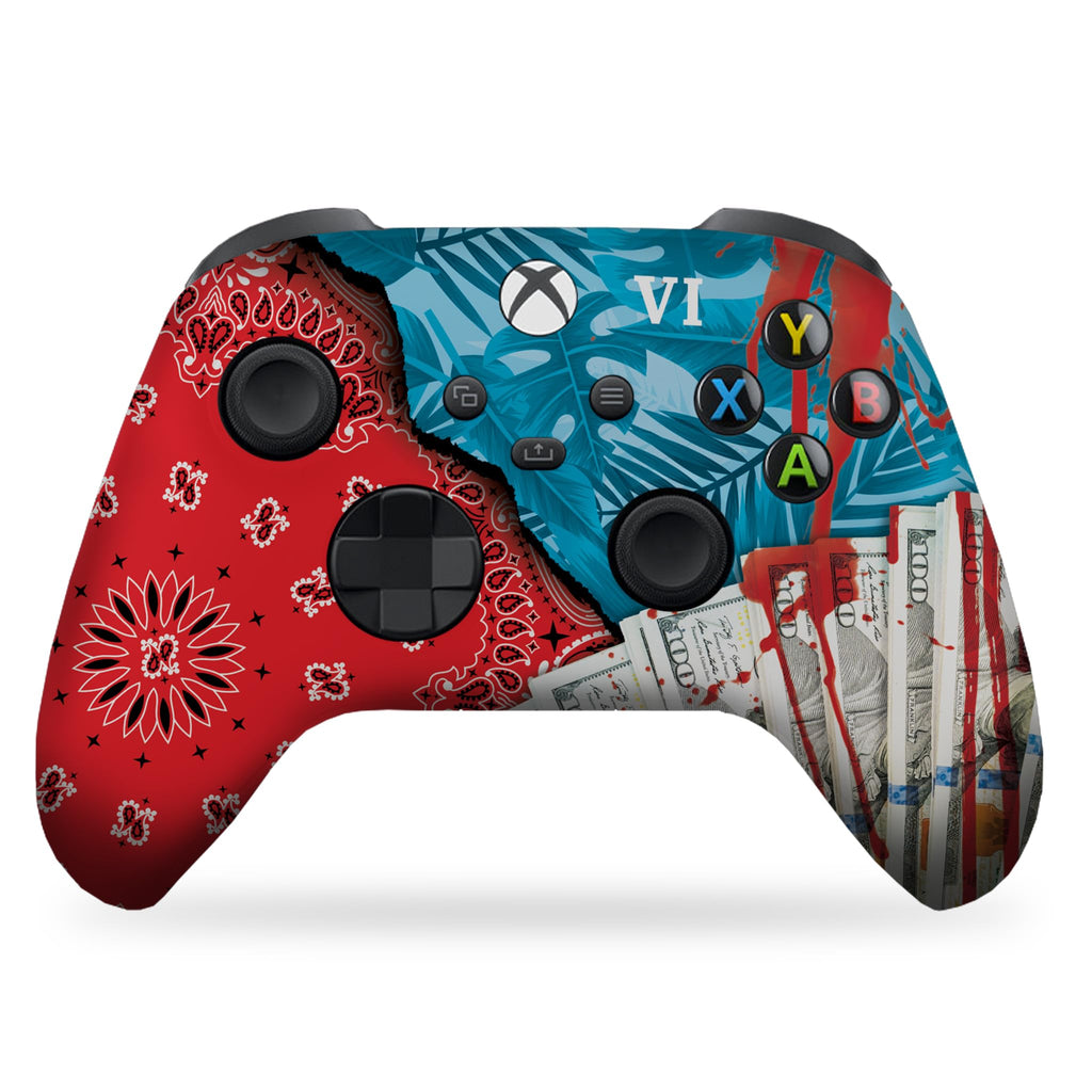 G. T. A. 6 Video Game Custom X-box Controller Wireless for X-box Series X/S