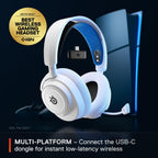 SteelSeries Arctis Nova 7P Wireless Multi-Platform Gaming Headset - White