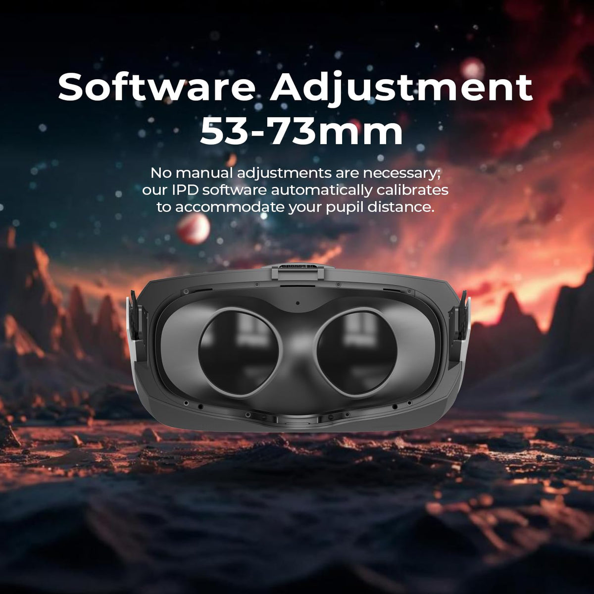 DPVR E3S Hardstrap VR Headset, Virtual Reality Headset for Commercial Use