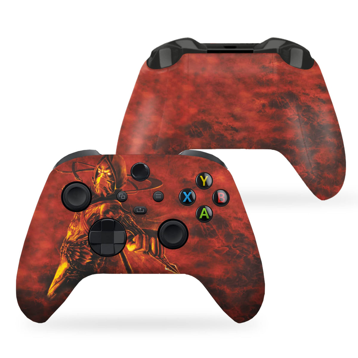 Morrtal Kommbat Retrro Kombattoon Custom X-box Controller Wireless