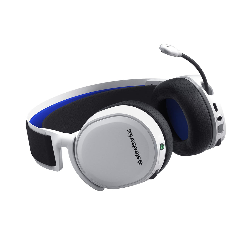SteelSeries Arctis 7P+ Bluetooth Wireless Gaming Headset for PlayStation 4/5 - White