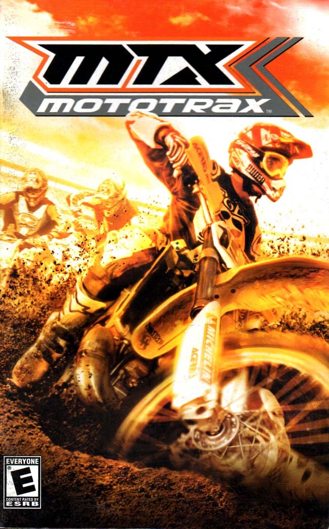 MTX Mototrax PS2 Instruction Booklet (PlayStation 2 Manual Only - NO GAME) [Pamphlet only - NO GAME INCLUDED] Play Station 2