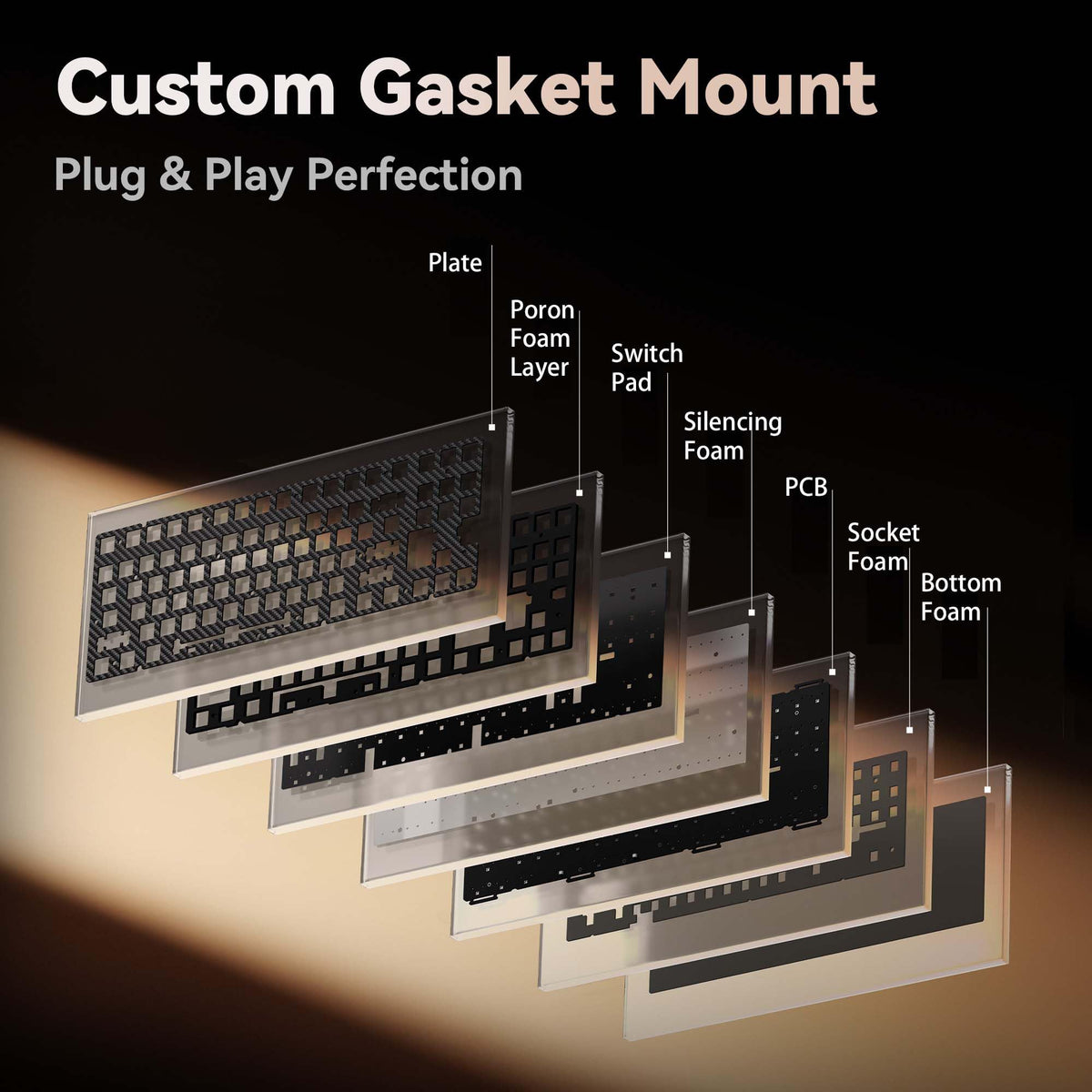 ATK Hex80 80% Wired Hall Effect Gaming Keyboard
