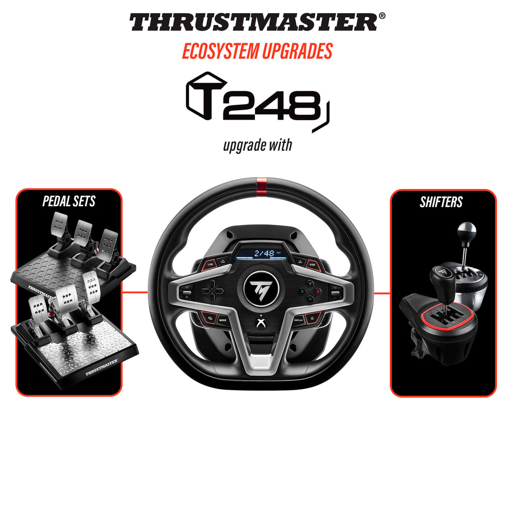 Thrustmaster T248 Force Feedback Racing Wheel for Xbox Series X|S/Xbox One/PC - UK Version