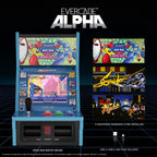 Evercade Alpha Mega Man Bartop Arcade - Pre-assembled unit with Competition-Grade Arcade Controls + 8” High-Resolution IPS Screen