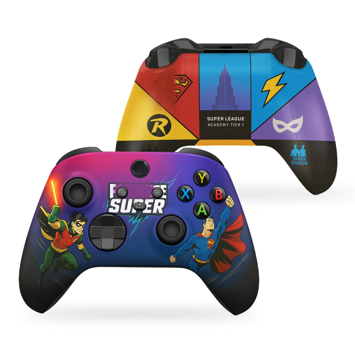 Neon Abyyss Video Game Custom X-box Controller Wireless for Series X/S
