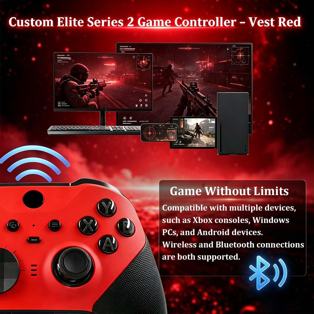 Customized DIY Elite Series 2 Controller Compatible for Xbox Elite Series 2