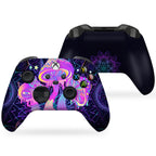 Psychedelic Mushrooms Customised Wireless Controller by BCB. Original X-box Controller Compatible with X-box One/Series X & S Console. Customized with Water Transfer Printing (Not a Skin)