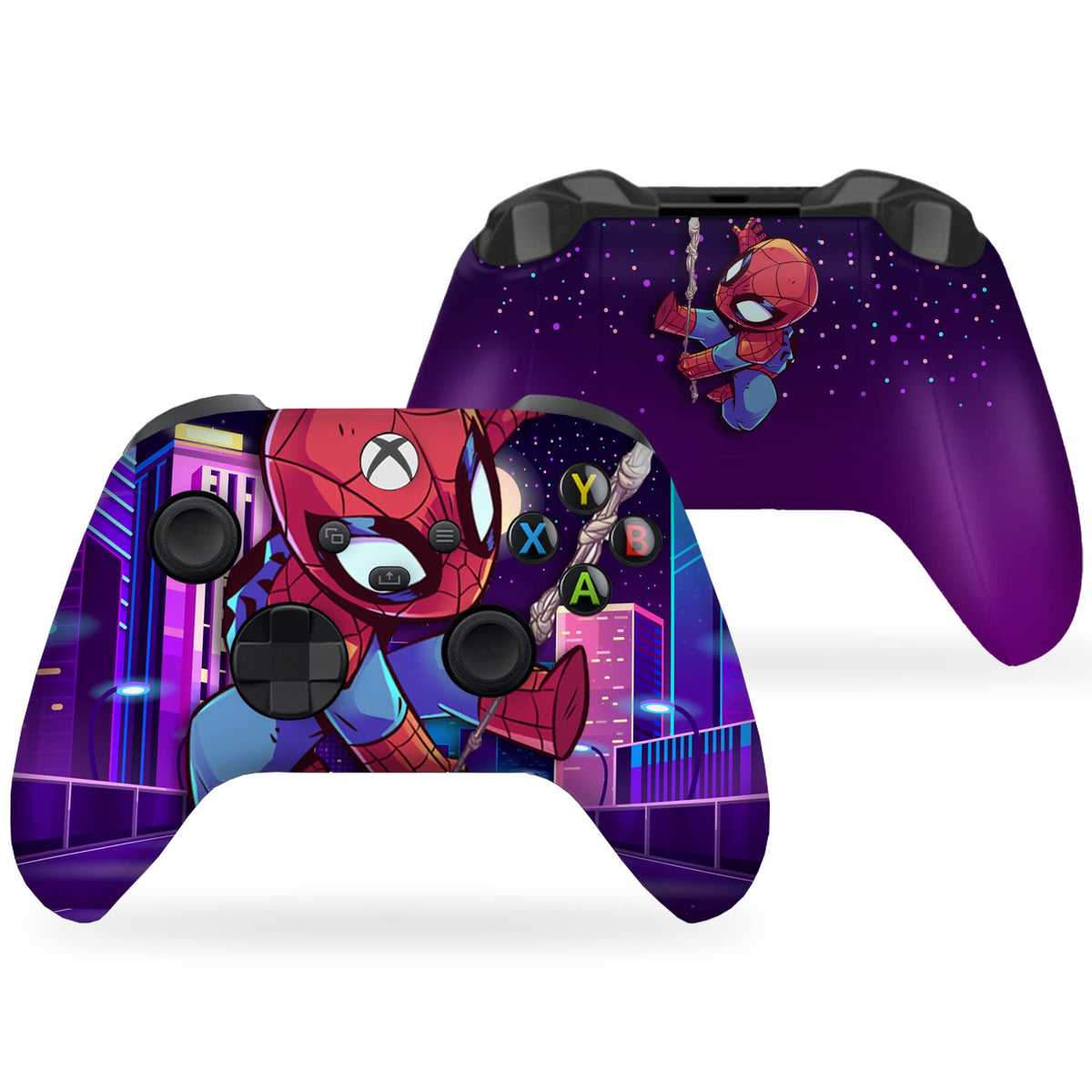 Psychedelic Mushrooms Customised Wireless Controller by BCB. Original X-box Controller Compatible with X-box One/Series X & S Console. Customized with Water Transfer Printing (Not a Skin)