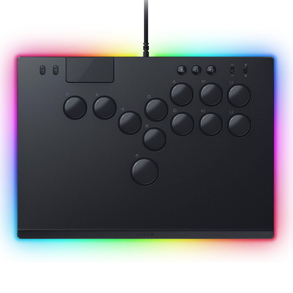 Razer Kitsune All-Button Arcade Controller, For PlayStation 5 & PC, Black