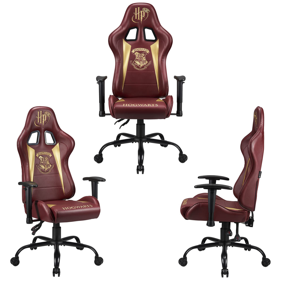 SUBSONIC Harry Potter Gaming Chair Pro Hogwarts Red Official Licence Adult