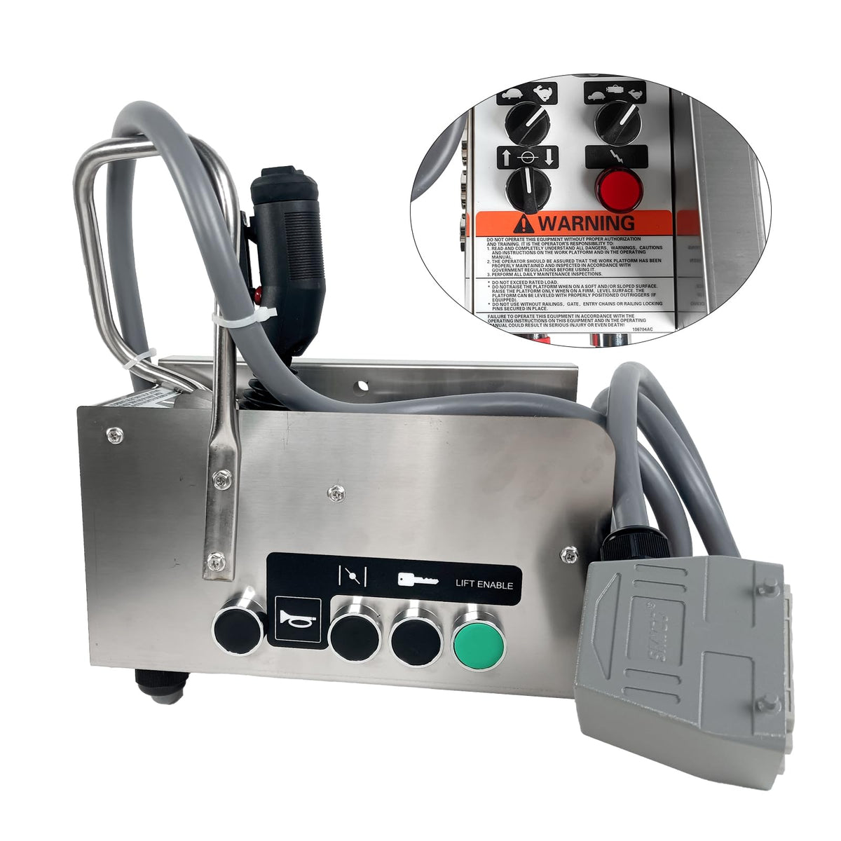 Control Box Assembly With Joystick 400091 400091AJ for Skyjack Scissor Lift SJ600 SJ800 Series SJ7027RT SJ7127RT SJ7135RT 7027