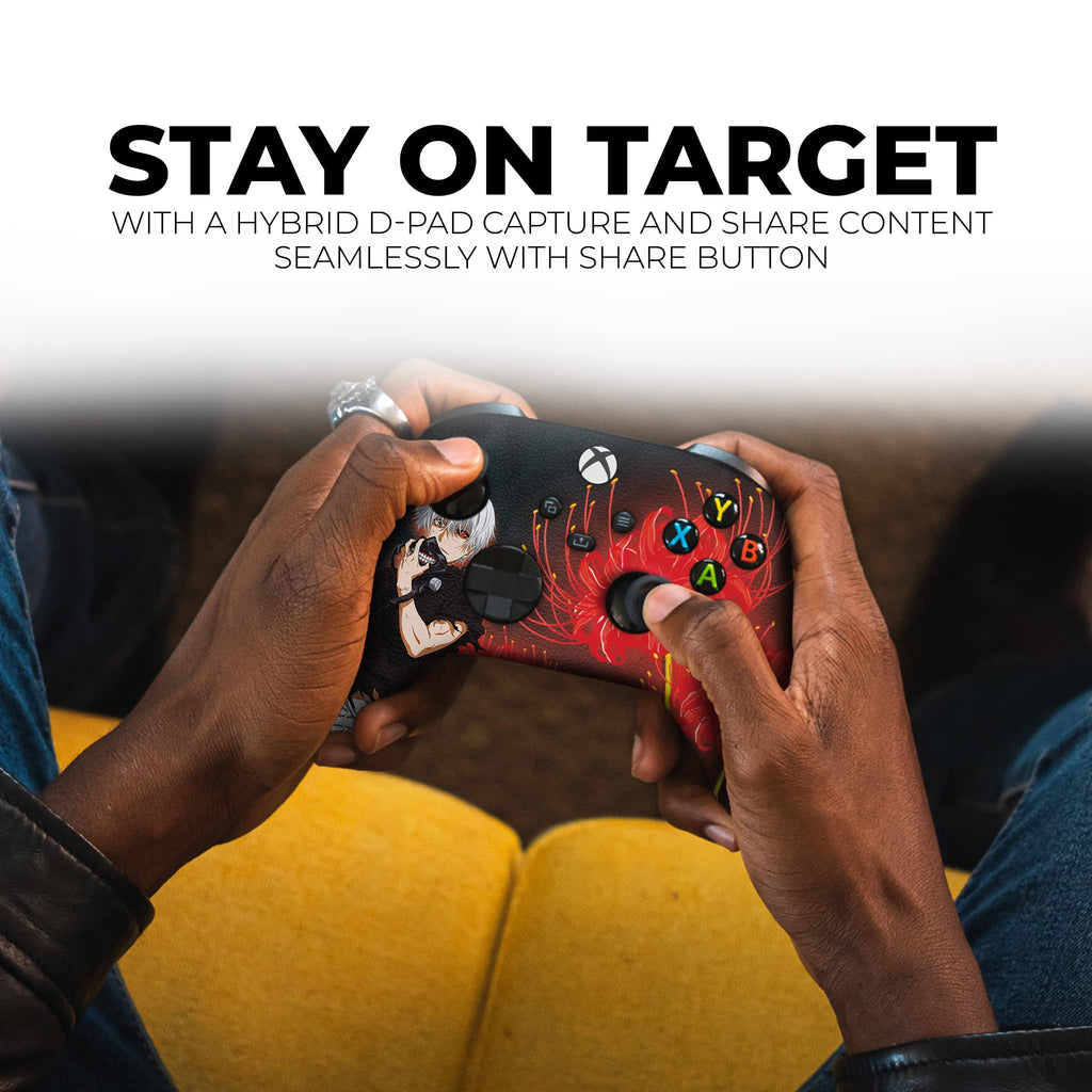Tokyyo Ghoul Anime Custom X-box Controller Wireless for X-box Series X/S
