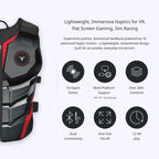 bHaptics Starter Bundle Onyx | TactSuit Air Onyx & TactSleeve for VR & PC Gaming | Sim Racing, Music