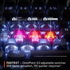 SteelSeries Apex Pro TKL Wireless Gen 3 OmniPoint 3.0 HyperMagnetic Switches — Adjustable Actuation — Rapid Trigger — Rapid Tap/SOCD — Dual Wireless — OLED (Renewed)