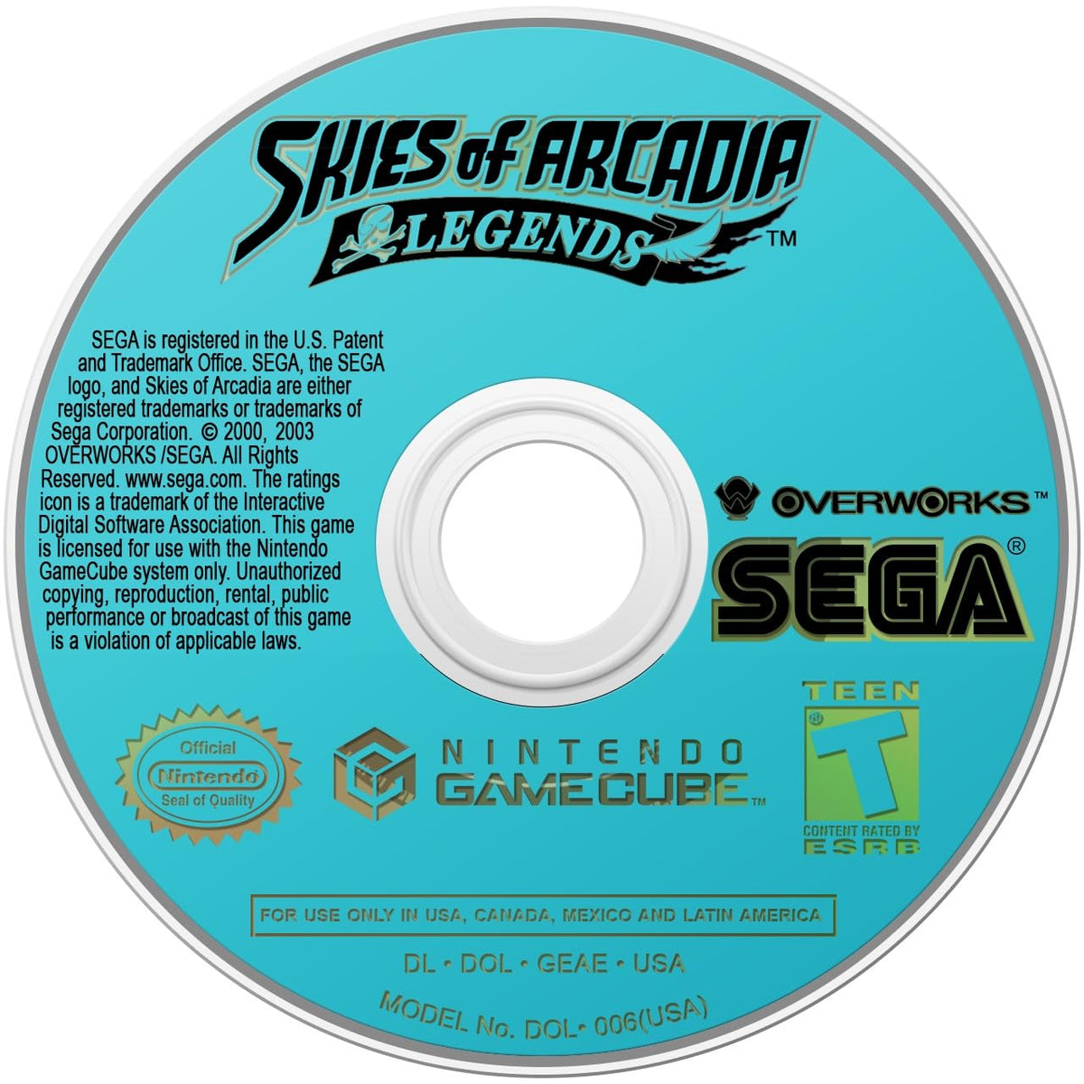 Skies of Arcadia : Legends (Renewed)