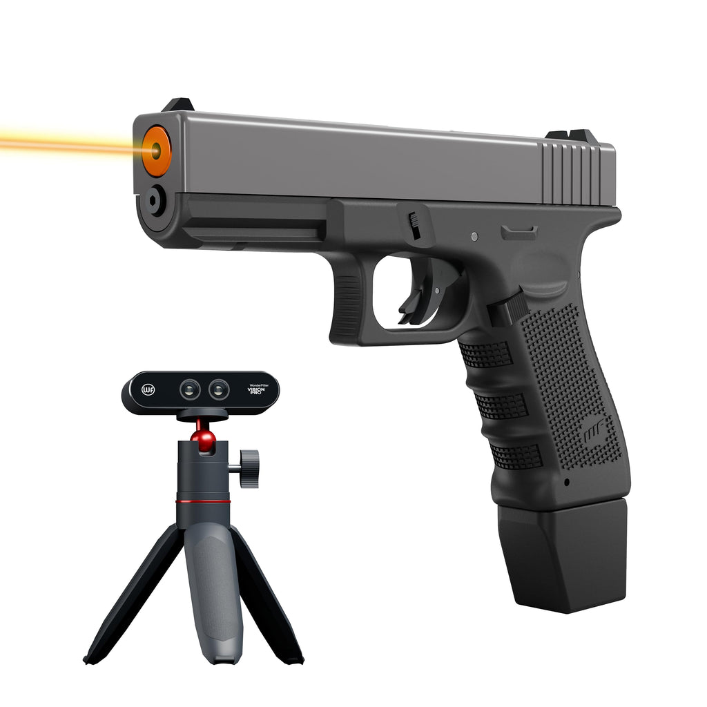 WonderFitter M17 3-in-1 SteamVR Pistol Controller, Gunmetal Black