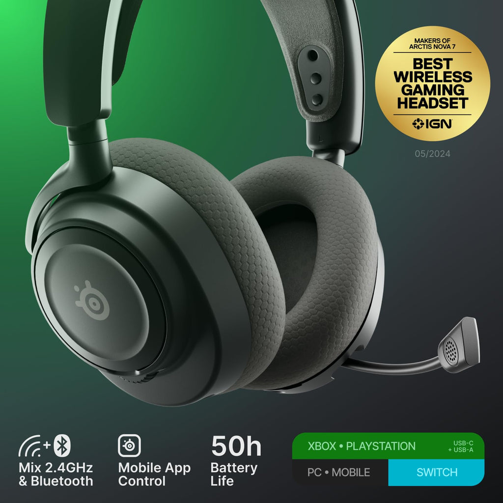 SteelSeries Arctis Nova 7X Wireless Gen 2 Gaming Headset - Black