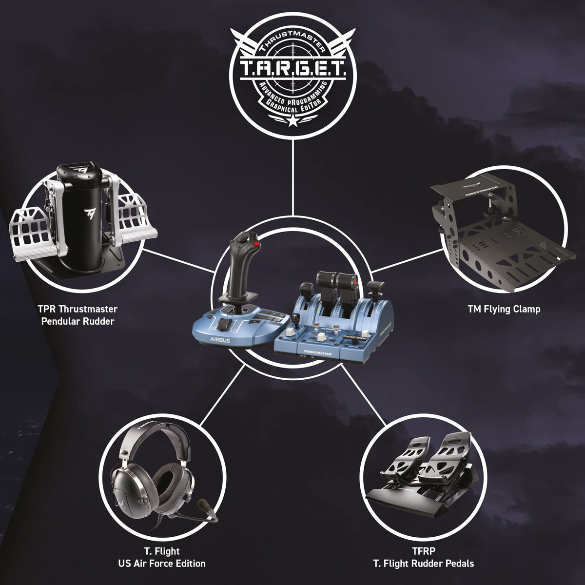 Thrustmaster TCA Captain Pack X Airbus Sidestick & Throttle - XBOX & PC