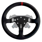 Latest Dual Perforated Leather Grip For Logitech G RS50 System; lightweight Real Carbon Fiber Compatible with Logitech G RS On Xbox Series X/S PS4/PS5 PC Wheel Hub (13 inch-Dual Perforated Leather)