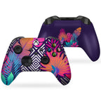 Psychedelic Mushrooms Customised Wireless Controller by BCB. Original X-box Controller Compatible with X-box One/Series X & S Console. Customized with Water Transfer Printing (Not a Skin)