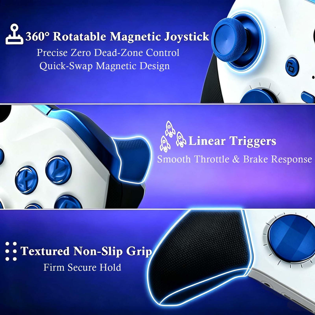 DIY Customized Model 1797 Elite Series 2 Controller-Panda Blue,Custom Color
