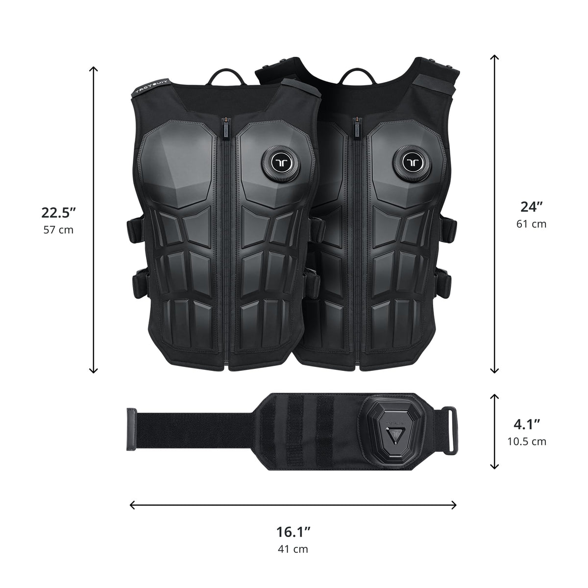 FPS Bundle | TactSuit Pro & TactSleeve for VR & PC Gaming | Sim Racing, Music