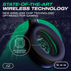 ACEZONE A-Spire Wireless Gaming Headset, Tournament-Grade Hybrid ANC, Ultra-Low Latency, Flip-to-Mute Mic, App EQ, 35+ Hr Battery, 270g, 2.4GH, BT, USB-C, 3.5mm, for PC, MacOS PS4/PS5, Switch, Mobile