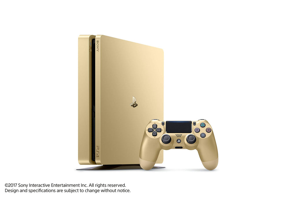 PlayStation 4 Slim 1TB Gold Console [Discontinued] [video game] (Renewed)