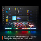 SteelSeries Apex Pro TKL Gen 3 OmniPoint 3.0 HyperMagnetic Switches Adjustable Actuation Rapid Trigger Ready Presets Protection Mode Rapid Tap/SOCD OLED RGB PBT Keycaps USB-C (Renewed)
