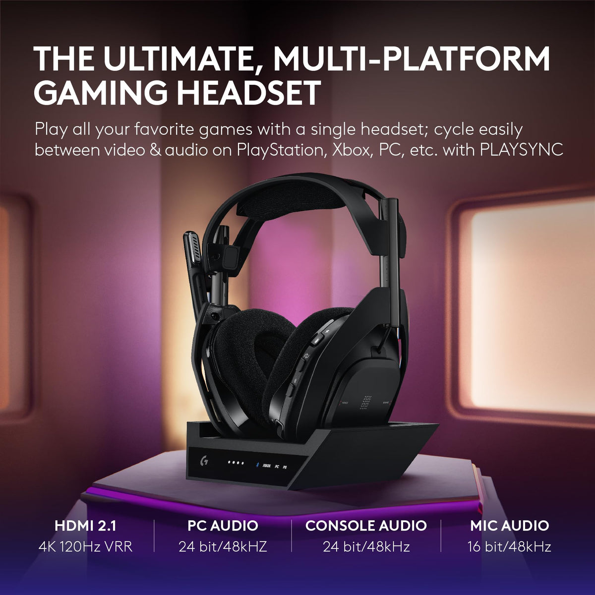 Logitech G Astro A50 X Multi-Platform Wireless Gaming Headset - Black
