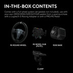 Logitech G RS50 Direct Drive Racing Wheel, Hub, & Base for PS5/PS4/PC