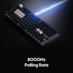 Pulsar Gaming Gears PCMK2HE TKL Gaming Keyboard, 80%, ANSI, Black